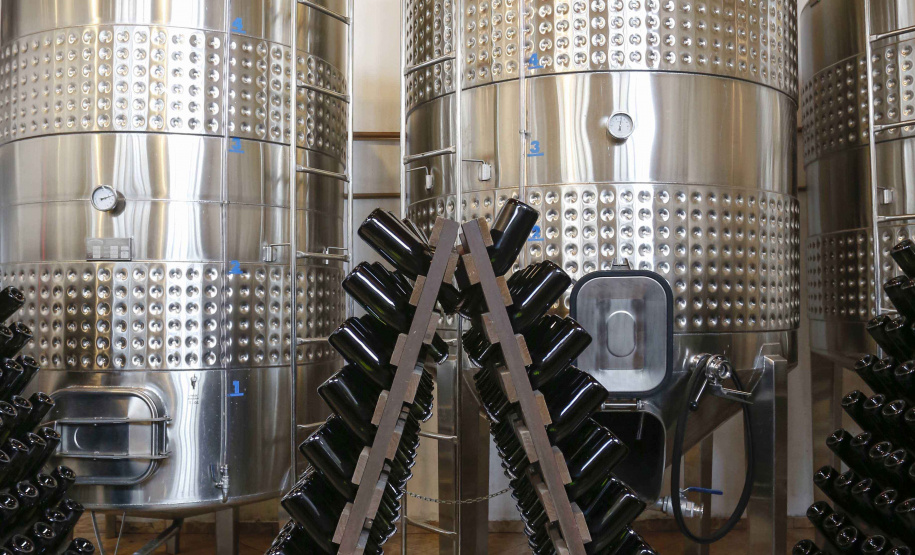 Vinícula Araucária, em São José dos Pinhais.São José dos Pinhais, 26-04-19.Foro: Arnaldo Alves / ANPr.