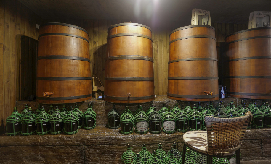 Caminho do Vinho (Colônia Muricy). Vinícula Vinhos do Italiano.São José dos Pinhais, 30-04-19.Foto: Arnaldo Alves / ANPr.