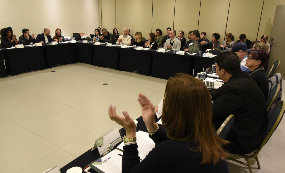 Reunião do Conselho Estadual de Cultura.
Curitiba, 20 de maio de 2019.
Foto: Kraw Penas/SECC