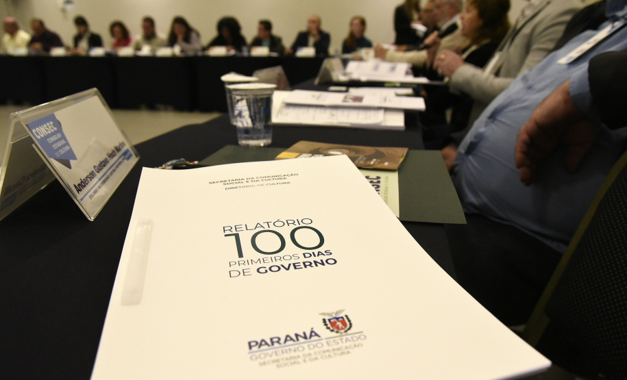 Reunião do Conselho Estadual de Cultura.
Curitiba, 20 de maio de 2019.
Foto: Kraw Penas/SECC