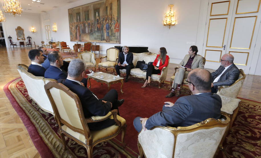 Reunião com representantes da Microsoft.  Curitiba, 22-05-19.Foto: Arnaldo Alves / ANPr.