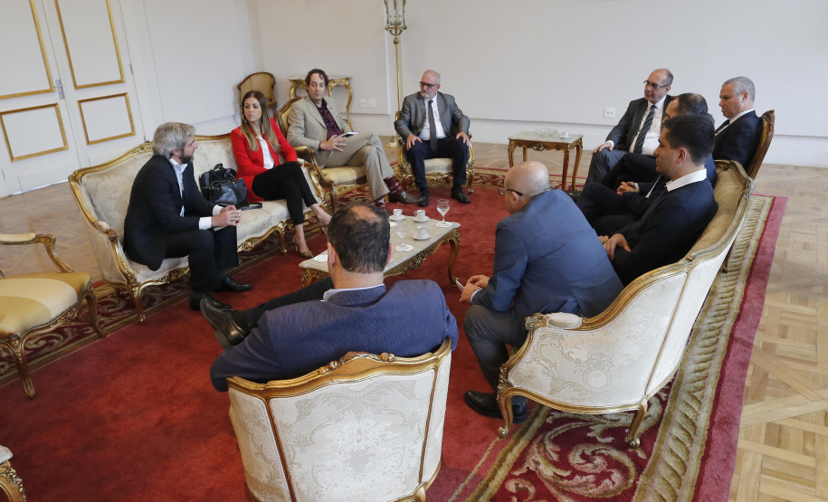 Reunião com representantes da Microsoft. Curitiba, 22-05-19.Foto: Arnaldo Alves / ANPr.