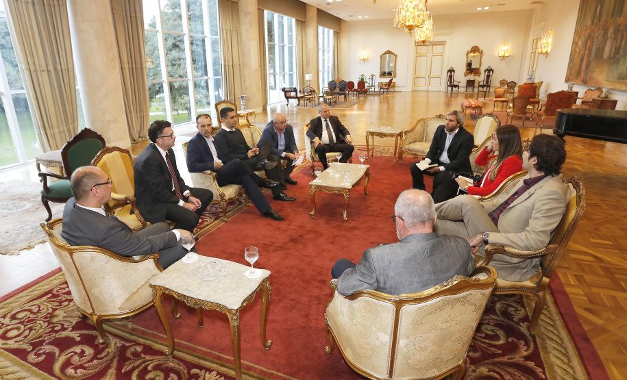 Reunião com representantes da Microsoft. Curitiba, 22-05-19.Foto: Arnaldo Alves / ANPr.