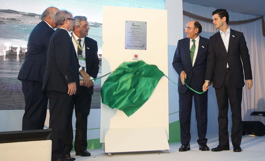 A Usina Hidrelétrica Baixo Iguaçu, último aproveitamento energético do Rio Iguaçu, foi inaugurada nesta quinta-feira (23) em Capanema, no Sudoeste do Estado