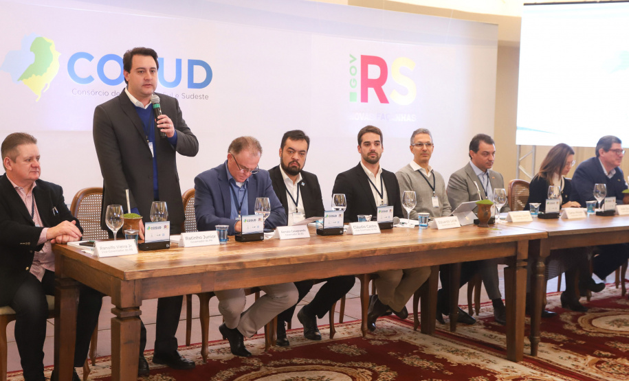 Governador Carlos Massa Ratinho Júnior participa em Gramado, na Serra Gaúcha, da reunião entre governadores, vice-governadores e secretários dos sete Estados que integram o Consórcio de Integração Sul e Sudeste (Cosud) - Gramado, RS, 25/05/2019 - Foto: Rodrigo Félix Leal/ANPr