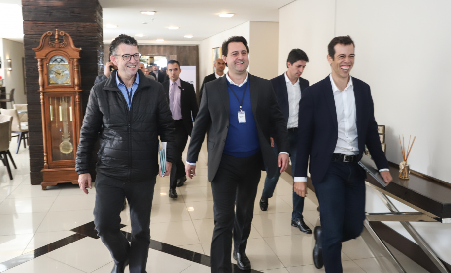 Governador Carlos Massa Ratinho Júnior participa em Gramado, na Serra Gaúcha, da reunião entre governadores, vice-governadores e secretários dos sete Estados que integram o Consórcio de Integração Sul e Sudeste (Cosud) - Gramado, RS, 25/05/2019 - Foto: Rodrigo Félix Leal/ANPr