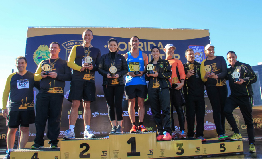 A 2ª Corrida da Casa Militar aconteceu neste domingo (26) em frente ao Palácio Iguaçu. Mais de 3 mil pessoas participaram do evento, que arrecadou agasalho para instituições sociais do Estado e também contribuirá com a campanha Corra para aquecer o inverno de quem precisa.As provas foram de 5 km e 10 km, caminhada de 3 km e kids, com chegada prevista também para o Palácio Iguaçu. Curitiba,26/05/2019 Foto: Valdelino Pontes