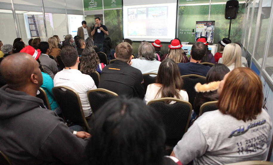 O Governo do Paraná apresentou as atrações turísticas do Estado durante a tradicional Feira BNT Mercosul, realizada neste final de semana. A edição de 2019 comemorou os 25 anos do evento e foi realizada em Itajaí (SC), com programação também em Balneário Camboriú e no Beto Carrero World.  -  Itajaí (SC), 26/05/2019  -  Foto:  Divulgação Paraná Turismo