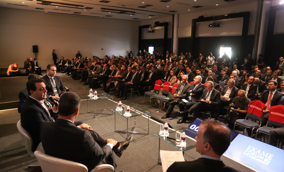 Governador Carlos Massa Ratinho Junior participa em São Paulo, na Amcham Brasil, do Exame Fórum PPPs e Concessões - São Paulo, 28/05/2019 - Foto: Rodrigo Félix Leal/ANPr