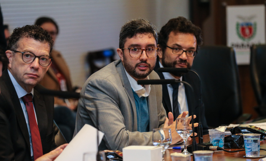 Governador Carlos Massa Ratinho Júnior, durante reunião com a equipe de governo. - Curitiba, 29/05/2019 -Foto: Geraldo Bubniak/ANPr