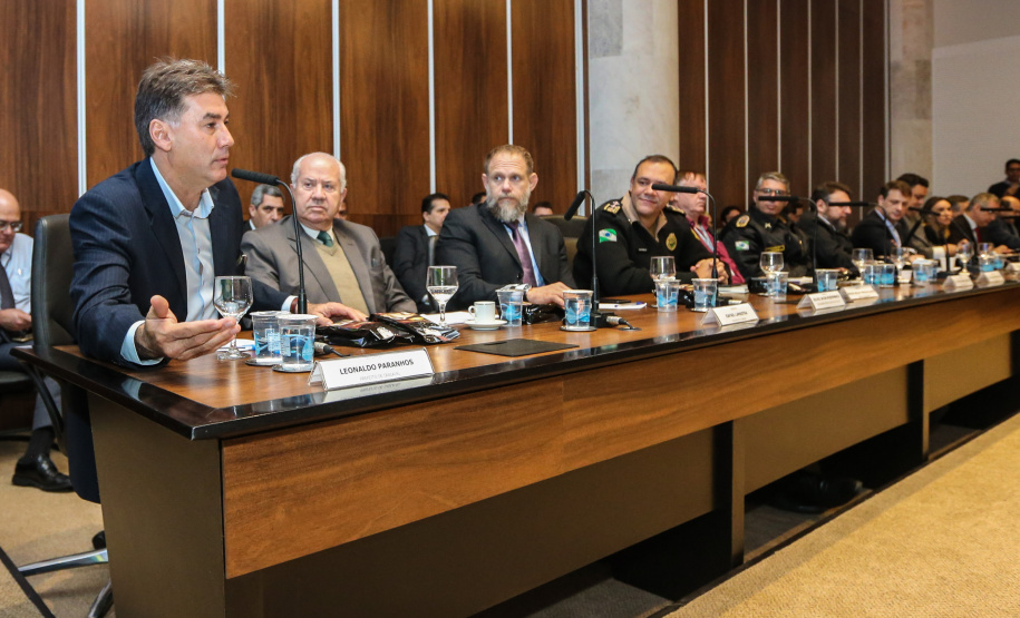 Governador Carlos Massa Ratinho Júnior, durante reunião com a equipe de governo. - Curitiba, 29/05/2019 -Foto: Geraldo Bubniak/ANPr