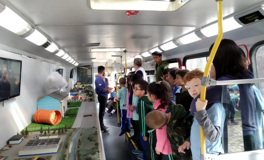 EcoExpresso atenderá mais de 20 escolas em São Mateus do Sul . Foto: Sanepar