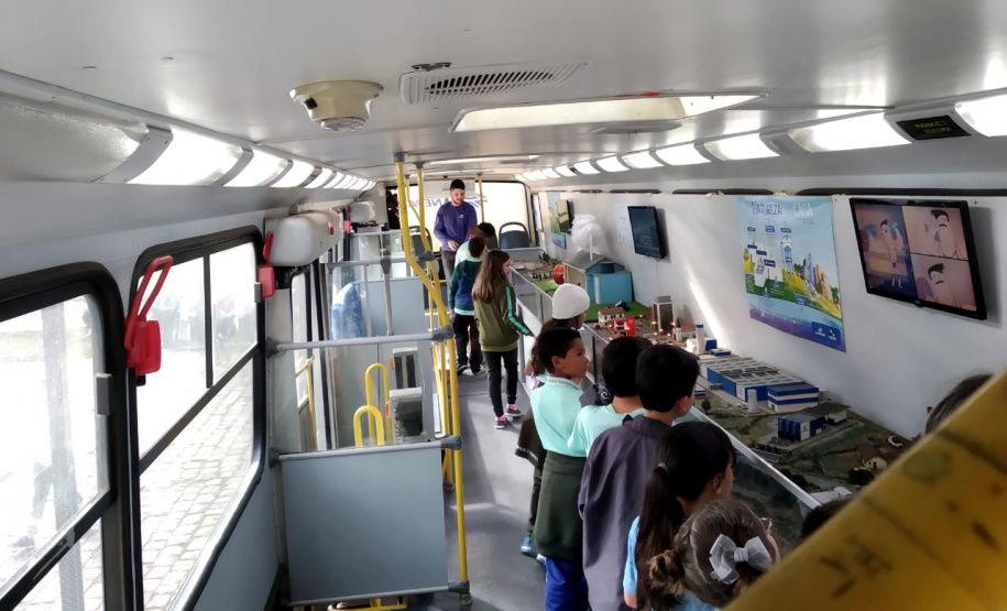 EcoExpresso atenderá mais de 20 escolas em São Mateus do Sul . Foto: Sanepar
