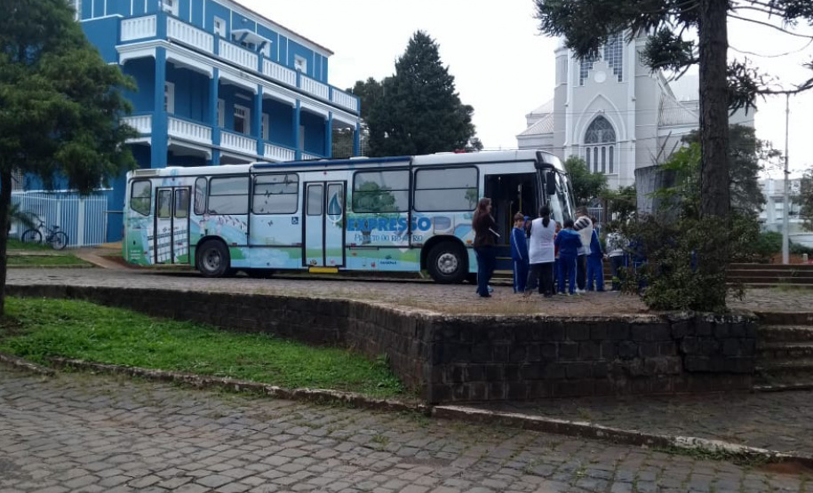 EcoExpresso atenderá mais de 20 escolas em São Mateus do Sul . Foto: Sanepar