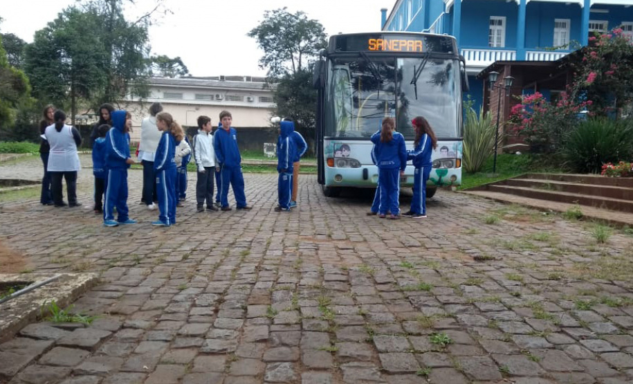 EcoExpresso atenderá mais de 20 escolas em São Mateus do Sul . Foto: Sanepar