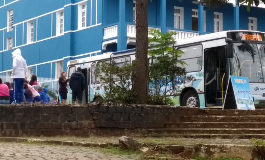 EcoExpresso atenderá mais de 20 escolas em São Mateus do Sul . Foto: Sanepar