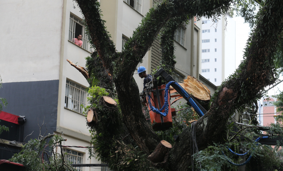 Vendavais e granizo afetam mais de sete mil pessoas no Paraná. Foto: Geraldo Bubniak/ANPr