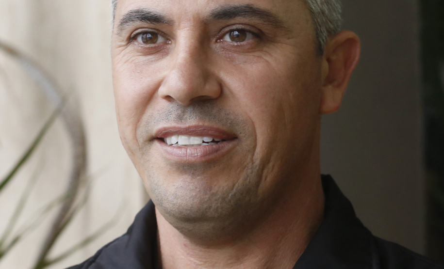 Sargento Maurício Fogaça, tese de mestrado sobre drogas.Curitiba, 31-05-19.Foto: Arnaldo Alves / ANPr.