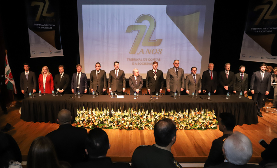 Governador Carlos Massa Ratinho Junior participa das comemorações de 72 anos do Tribunal de Contas do Estado do Paraná.  -  Curitiba, 03/06/2019  -  Foto: Rodrigo Félix Leal/ANPr