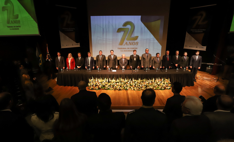Governador Carlos Massa Ratinho Junior participa das comemorações de 72 anos do Tribunal de Contas do Estado do Paraná.  -  Curitiba, 03/06/2019  -  Foto: Rodrigo Félix Leal/ANPr
