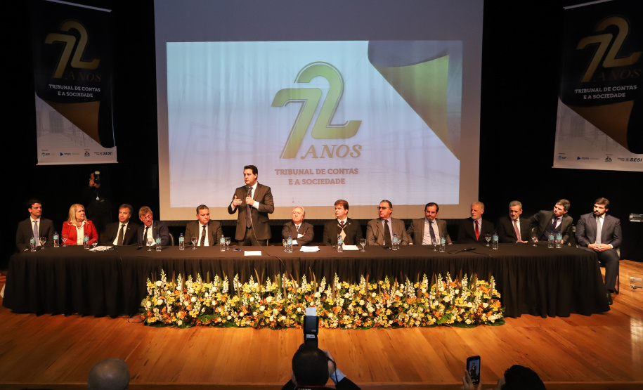 Governador Carlos Massa Ratinho Junior participa das comemorações de 72 anos do Tribunal de Contas do Estado do Paraná.  -  Curitiba, 03/06/2019  -  Foto: Rodrigo Félix Leal/ANPr