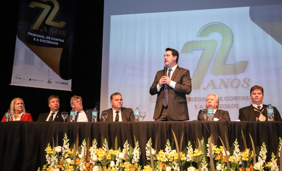 Governador Carlos Massa Ratinho Junior participa das comemorações de 72 anos do Tribunal de Contas do Estado do Paraná.  -  Curitiba, 03/06/2019  -  Foto: Rodrigo Félix Leal/ANPr
