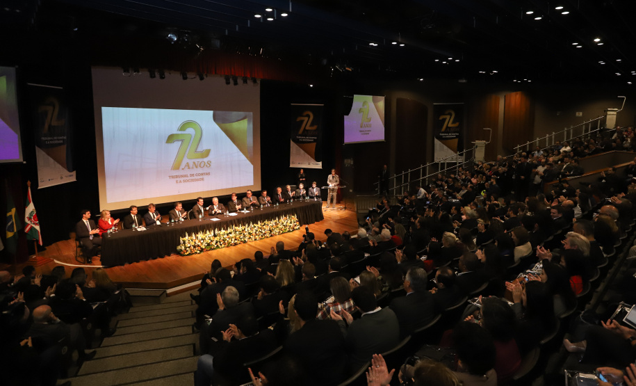 Governador Carlos Massa Ratinho Junior participa das comemorações de 72 anos do Tribunal de Contas do Estado do Paraná.  -  Curitiba, 03/06/2019  -  Foto: Rodrigo Félix Leal/ANPr