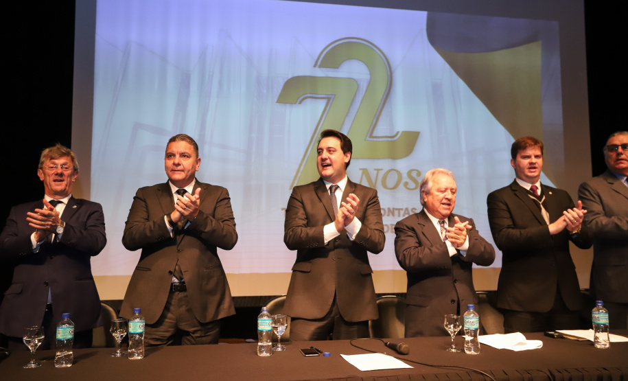 Governador Carlos Massa Ratinho Junior participa das comemorações de 72 anos do Tribunal de Contas do Estado do Paraná.  -  Curitiba, 03/06/2019  -  Foto: Rodrigo Félix Leal/ANPr