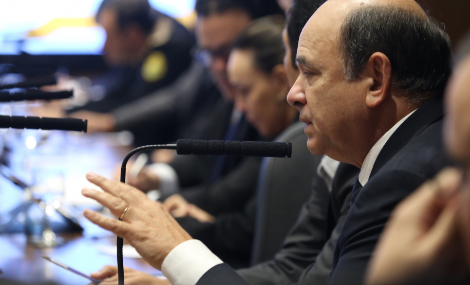 Governador Carlos Massa Ratinho Junior coordena reunião com a equipe de Governo  -  Curitiba, 04/06/2019  -  Foto: José Fernando Ogura/ANPr