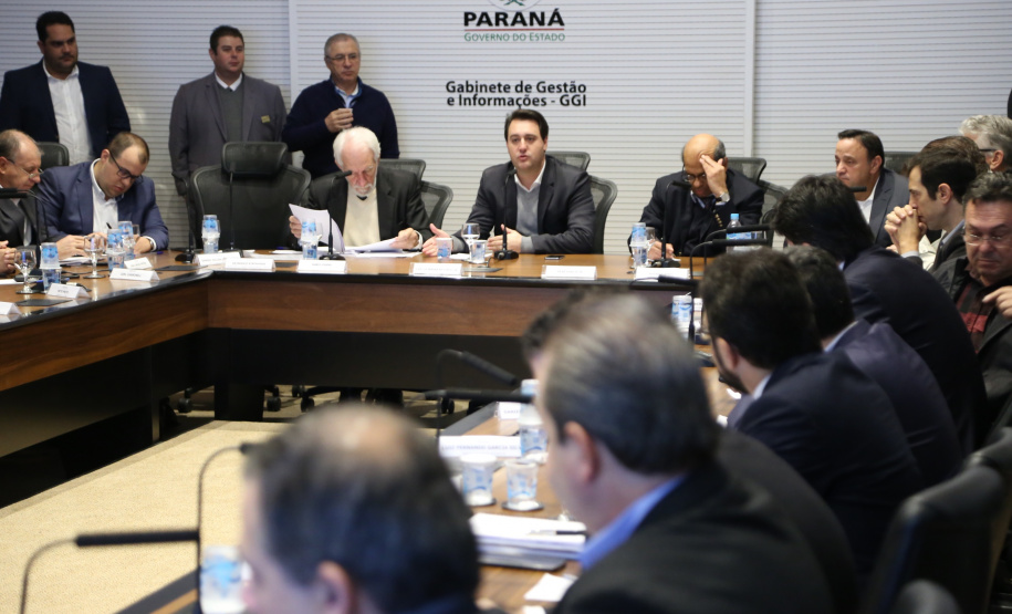 Governador Carlos Massa Ratinho Junior coordena reunião com a equipe de Governo  -  Curitiba, 04/06/2019  -  Foto: José Fernando Ogura/ANPr
