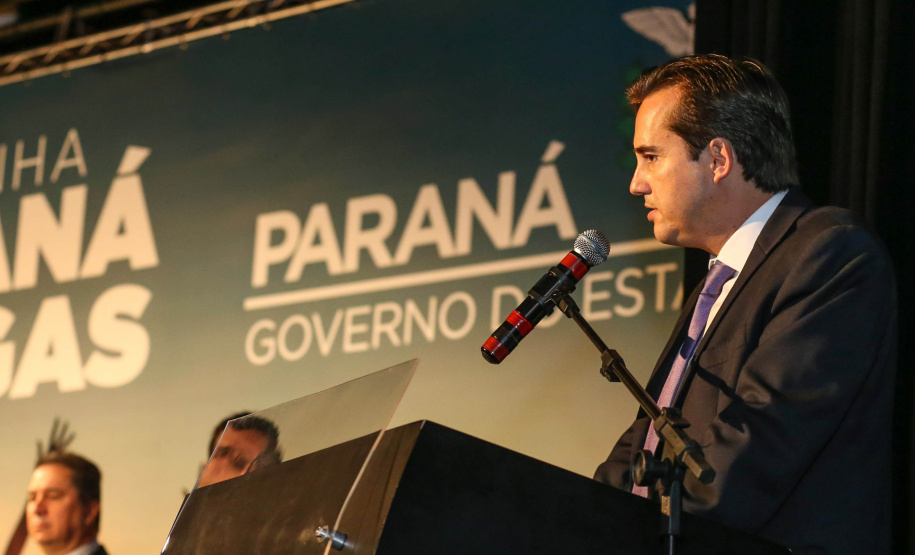 O governador Carlos Massa Ratinho Junior lança nesta terça-feira (04) no auditório Poty Lazzarotto do Museu Oscar Niemeyer, a campanha Junho Paraná Sem Drogas. O mês inteiro será dedicado à conscientização e prevenção quanto ao uso de entorpecentes. Curitiba, 04/06/2019 -Foto: Geraldo Bubniak/ANPr