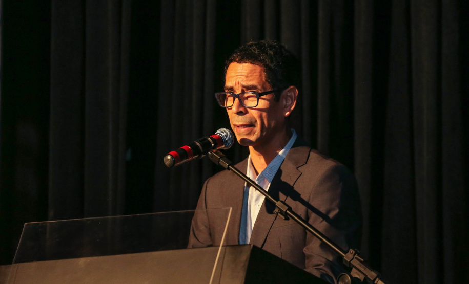 O governador Carlos Massa Ratinho Junior lança nesta terça-feira (04) no auditório Poty Lazzarotto do Museu Oscar Niemeyer, a campanha Junho Paraná Sem Drogas. O mês inteiro será dedicado à conscientização e prevenção quanto ao uso de entorpecentes. Curitiba, 04/06/2019 -Foto: Geraldo Bubniak/ANPr