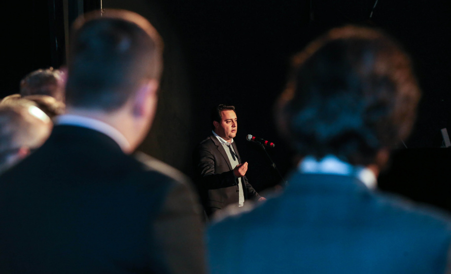 O governador Carlos Massa Ratinho Junior lança nesta terça-feira (04) no auditório Poty Lazzarotto do Museu Oscar Niemeyer, a campanha Junho Paraná Sem Drogas. O mês inteiro será dedicado à conscientização e prevenção quanto ao uso de entorpecentes. Curitiba, 04/06/2019 -Foto: Geraldo Bubniak/ANPr