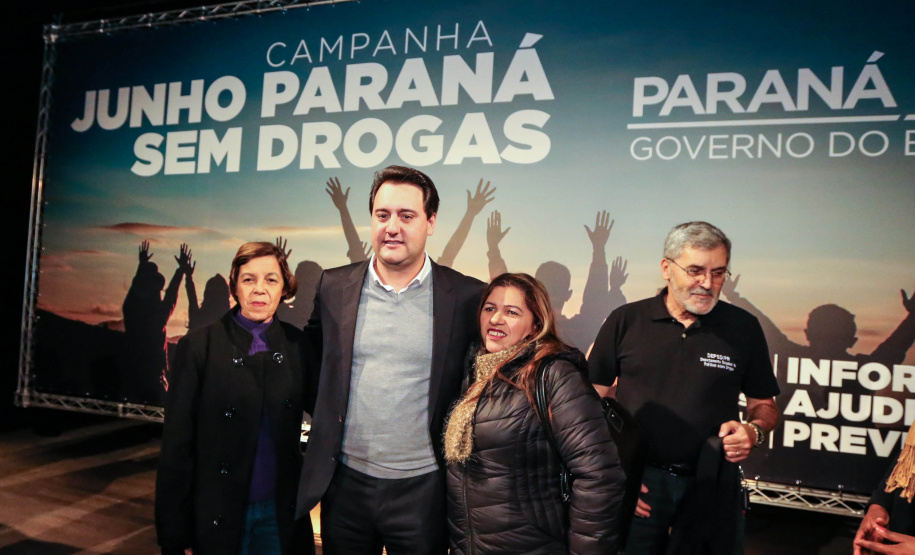 O governador Carlos Massa Ratinho Junior lança nesta terça-feira (04) no auditório Poty Lazzarotto do Museu Oscar Niemeyer, a campanha Junho Paraná Sem Drogas. O mês inteiro será dedicado à conscientização e prevenção quanto ao uso de entorpecentes. Curitiba, 04/06/2019 -Foto: Geraldo Bubniak/ANPr