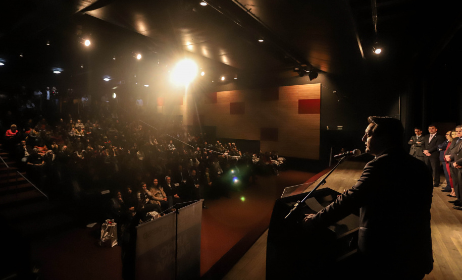 O governador Carlos Massa Ratinho Junior lançou nesta terça-feira (4) a campanha Junho - Paraná sem Drogas, que dedica o mês à ações de conscientização e prevenção ao uso de entorpecentes. - Curitiba, 04/06/2019 - Foto: Rodrigo Felix Leal/ANPr