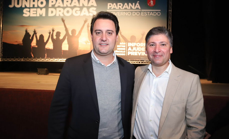 O governador Carlos Massa Ratinho Junior lançou nesta terça-feira (4) a campanha Junho - Paraná sem Drogas, que dedica o mês à ações de conscientização e prevenção ao uso de entorpecentes. - Curitiba, 04/06/2019 - Foto: Rodrigo Felix Leal/ANPr