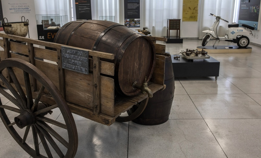 A partir do próximo sábado (8/6), o Museu do Saneamento, em Curitiba, passa a receber visitantes também nos fins de semana. As visitas podem ser livres ou guiadas por técnicos em meio ambiente ou em turismo e duram aproximadamente uma hora. Da carroça à ?vespa?, o Museu do Saneamento abriga um diverso acervo de mais de 8 mil itens sobre a história do setor   -  Curitiba, 05/06/2019  -  Foto: Divulgação Sanepar
