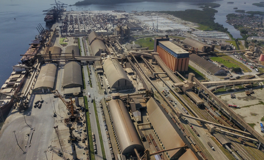 04/2019 - Porto de Paranaguá. Foto: José Fernando Ogura/ANPr