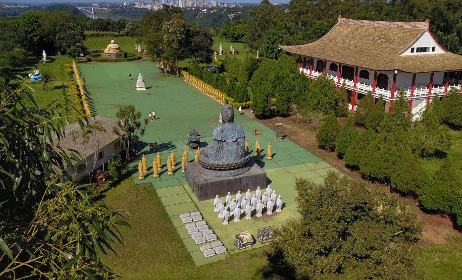 04/2019 - Foz do Iguaçu - Templo Budista. Foto: José Fernando Ogura/ANPr