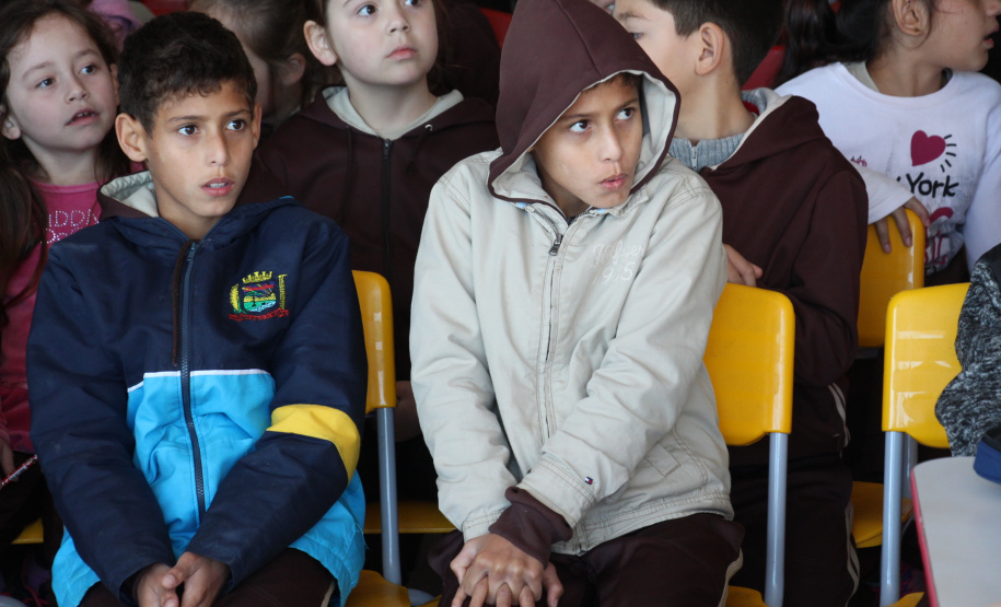 O município de Agudos do Sul, localizado na Região Metropolitana de Curitiba, recebeu nesta sexta-feira (07/06), a primeira ação do Programa Criança Feliz no Paraná, na Escola Municipal Miguel Júnior de Souza. A atividade faz parte de uma série de ações sociais que incluem o programa nos municípios.  -  Agudos do Sul, 07/06/2019  -  Foto: Divulgação SEJUF