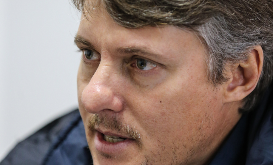 Delegado Ítalo Biancardi Neto da Divisão Estadual de Narcóticos - DENARC.  Curitiba, 29/05/2019 -  Foto: Geraldo Bubniak/ANPr