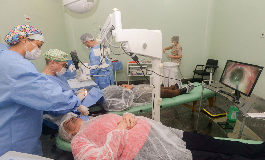 Mutirão de Cirurgia de Catarata -  Foto:Venilton Kücheler/Arquivo ANPr