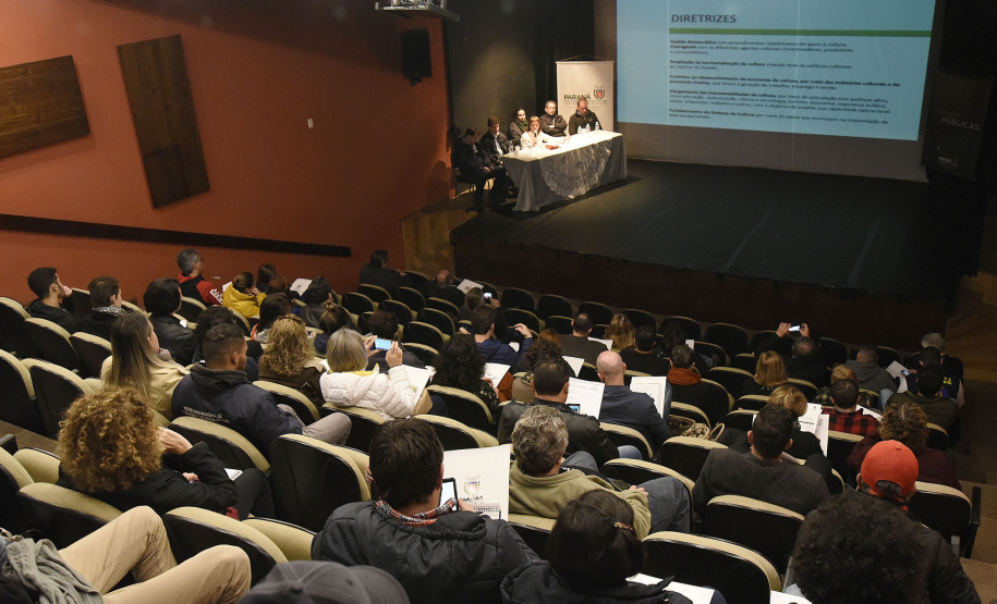 Audiências Públicas de Cultura em Ponta Grossa.Ponta Grossa, 05 de junho de 2019.Foto: Kraw Penas/SECC