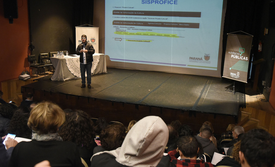Audiências Públicas de Cultura em Ponta Grossa.Ponta Grossa, 05 de junho de 2019.Foto: Kraw Penas/SECC