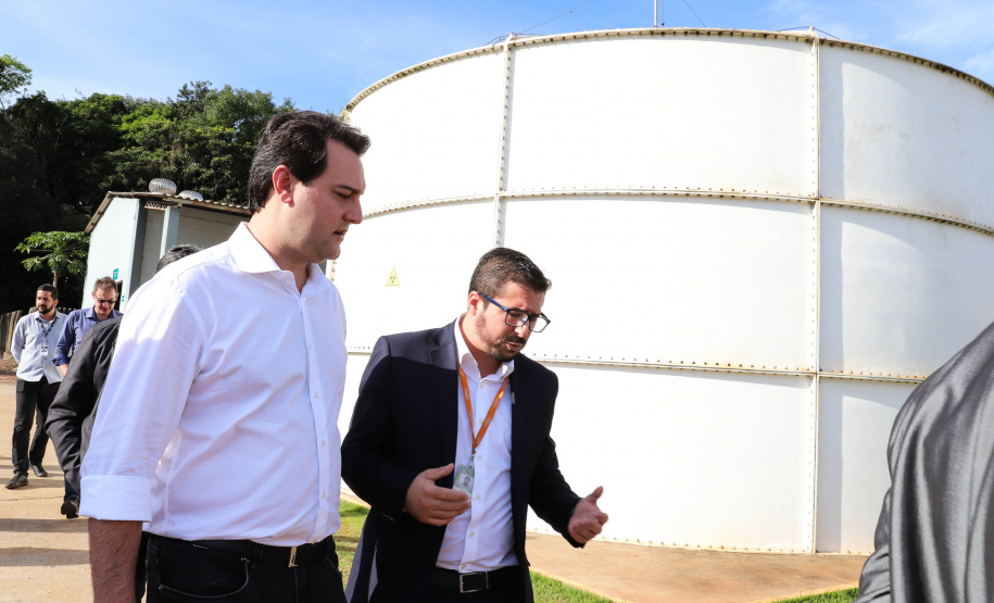 Governador carlos Massa Ratinho Junior durante encontro com o diretor - geral brasileiro da Itaipu Binacional, general Joaquin Silva e Luna - Foz do Iguaçu, 12/06/2019 - Foto: Rodrigo Félix Leal/ANPr