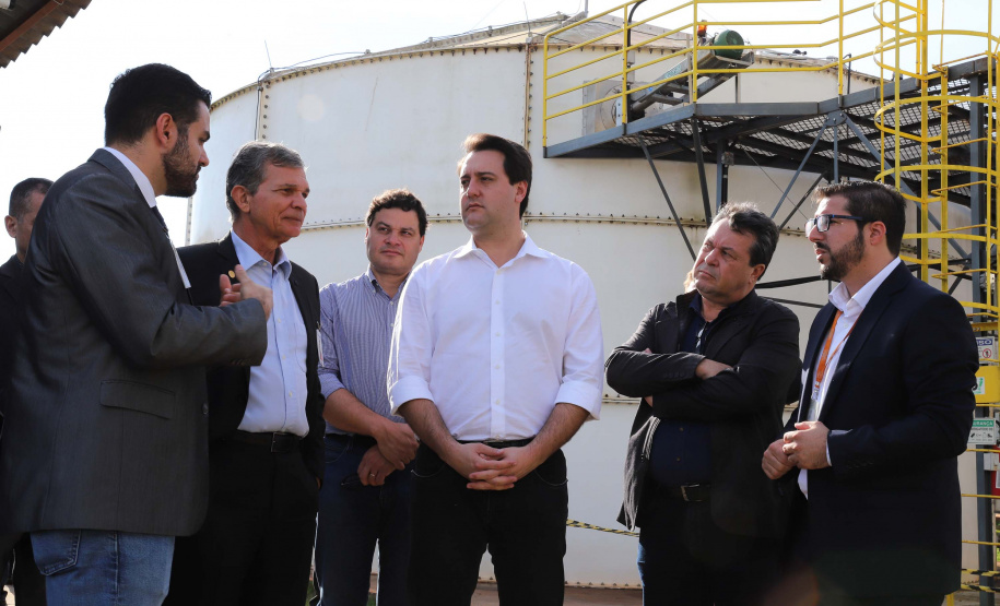 Governador carlos Massa Ratinho Junior durante encontro com o diretor - geral brasileiro da Itaipu Binacional, general Joaquin Silva e Luna - Foz do Iguaçu, 12/06/2019 - Foto: Rodrigo Félix Leal/ANPr