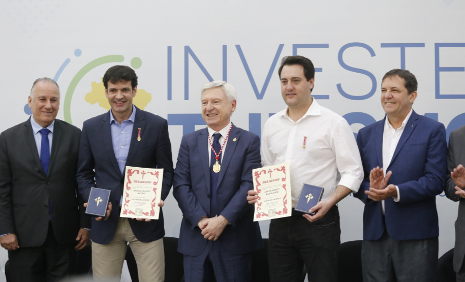 Governador Carlos Massa Ratinho Junior participa do seminário  do programa Investe Turismo, em Foz do Iguaçu. Foto: Arnaldo Alves/ANPr