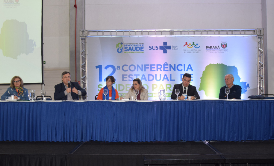 A 12ª Conferência começou na terça-feira (11) e segue até amanhã (13), com a participação de cerca de 1,2 mil delegados que representam os usuários, profissionais, prestadores de serviços e gestores de Saúde do Paraná.  Curitiba, 12/06/2019  -  Foto: Américo Antônio Júnior