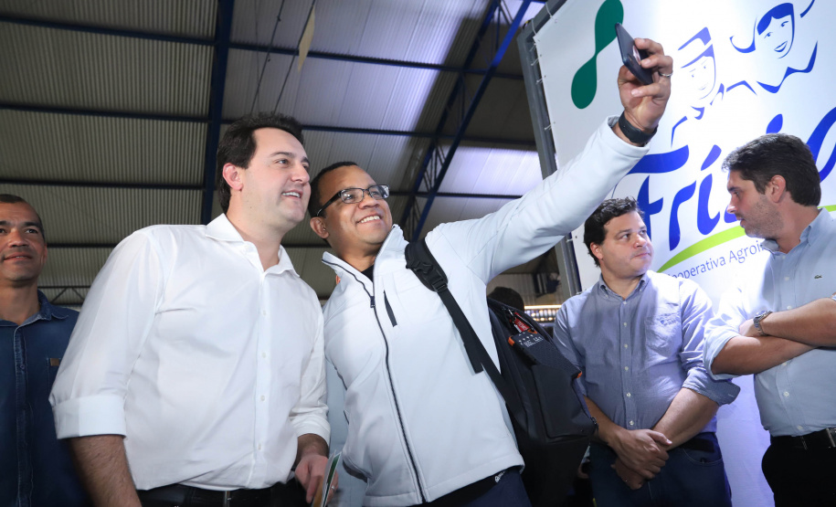 O governador Carlos Massa Ratinho Junior esteve nesta quarta-feira (12) na Digital Agro 2019, em Carambeí, nos Campos Gerais. O evento apresenta e discute as principais novidades tecnológicas para o agronegócio, como a digitalização do campo, automação, robótica, internet das coisas e Big Data. Foto: Rodrigo Felix Leal/ANPr