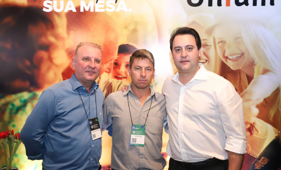 O governador Carlos Massa Ratinho Junior esteve nesta quarta-feira (12) na Digital Agro 2019, em Carambeí, nos Campos Gerais. O evento apresenta e discute as principais novidades tecnológicas para o agronegócio, como a digitalização do campo, automação, robótica, internet das coisas e Big Data. Foto: Rodrigo Felix Leal/ANPr